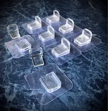 Ganchos de soporte de estante, adhesivo sin perforaciones, soporte de partición en capas, gancho de tornillo de pasta, gancho de soporte para estante triangular, 12/8/4 Uds.