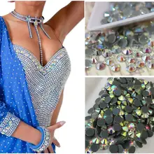 1400 стразы, кристаллы, высокое качество, SS20/5 мм, горячая фиксация, AURORA BOREALIS, высокое качество, термоклейкие, для катания на коньках, танцевальные украшения brillaenny