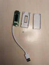 Amperímetro de cola blanca de KCX-017 con pantalla LCD, medidor de Monitor de capacidad de corriente de voltaje Mini USB, Detector de 3V-7V, medidor de corriente móvil