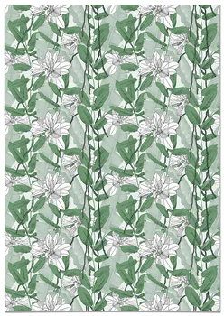 

Big Picture®Wallpaper wall green | Printed in high quality's Textile Vinyl Leaves | Easy installation | Washable