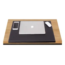 Роскошная кожаная Подложка для стола кожа с сложенной стороной для настольные наборы(настольный органайзер для офиса аксессуары для стола аксессуары