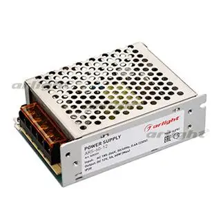 

025331 power supply ars-60-12 (12V, 5A, 60W)-1 pc Arlight