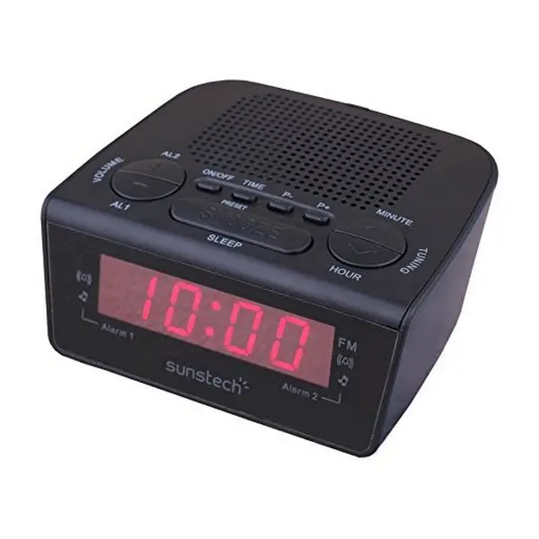Часы-радио Sunstech FRD18BK черный