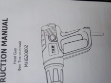 TASP-pistola de aire caliente de 220V, secador de pelo eléctrico de temperatura Variable de 2000W, pistola de calor con 5 boquillas y encendedor de barbacoa, herramienta eléctrica de fijación