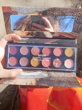 HOJO-paleta de sombra de ojos, 12 colores Nude, brillante, mate, resistente al agua, fácil de llevar, pigmento brillante, sombra de ojos en polvo, maquillaje de belleza