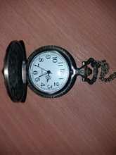 Reloj de bolsillo de cuarzo para hombres y mujeres, cadena colgante de plata, relojes para regalo, Retrato del líder de Rusia