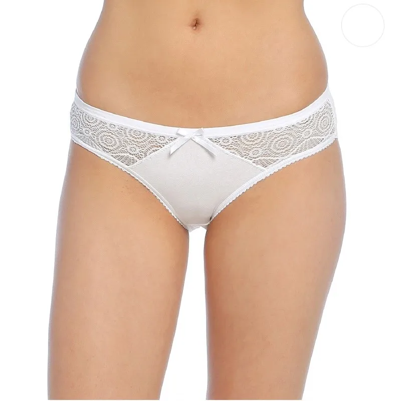 Focuswear-7 адет-önü geometrik dantelli kadın külot