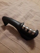 Knife Sharpener Blade Ceramic Rod Stainless-Steel Professional Diamond with Non-Slip-Base
