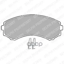 Тормозные Колодки Delphi Lp1462 Delphi арт. LP1462