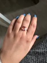 Anillo de boda con diseño de flores y mariposas para mujer, sortija de boda con circonita de oro rosa, Glamour, regalo para niñas, joyería creativa