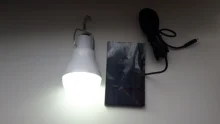 Solar-Lamp Led-Lighting Portable-Bulb 15W 130LM