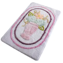 Коврик для ванной-коврики | коврик для ванной нескользящие Противоскользящие коврики Demeter белый 60X100 см