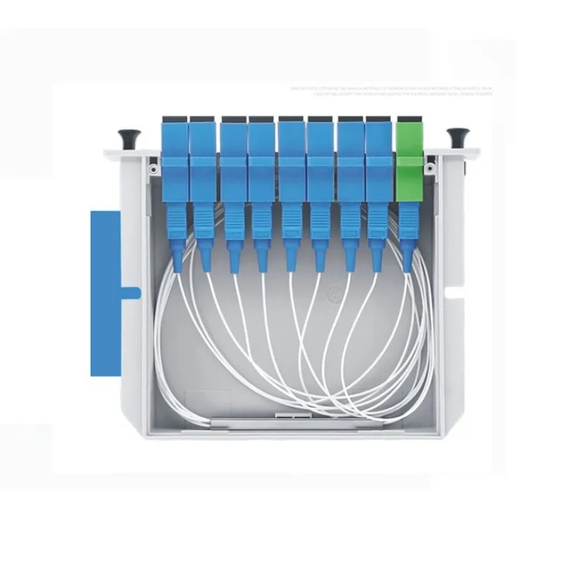 10 шт. сплиттер волоконный волновод-тип Sc Apc FTTH с 1X8 1/16 SC/APC/UPC PLC плоский