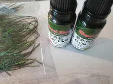 Pelo de fantasma atado de moscas, material sintético translúcido fino para atar alas, colas y cuerpos, 10 colores opcionales