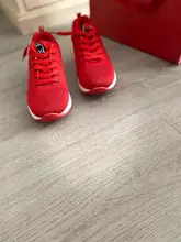 Zapatillas de deporte con cojín de aire para mujer, zapatos transpirables para correr, deportivas para exteriores, informales con cordones