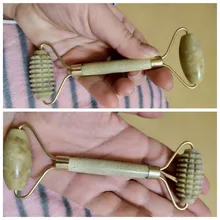 Rodillo de Jade Natural para masaje Facial, herramientas de cuidado para la piel Facial, raspador de Gouache Natural, belleza corporal, masajeador adelgazante, herramientas de elevación