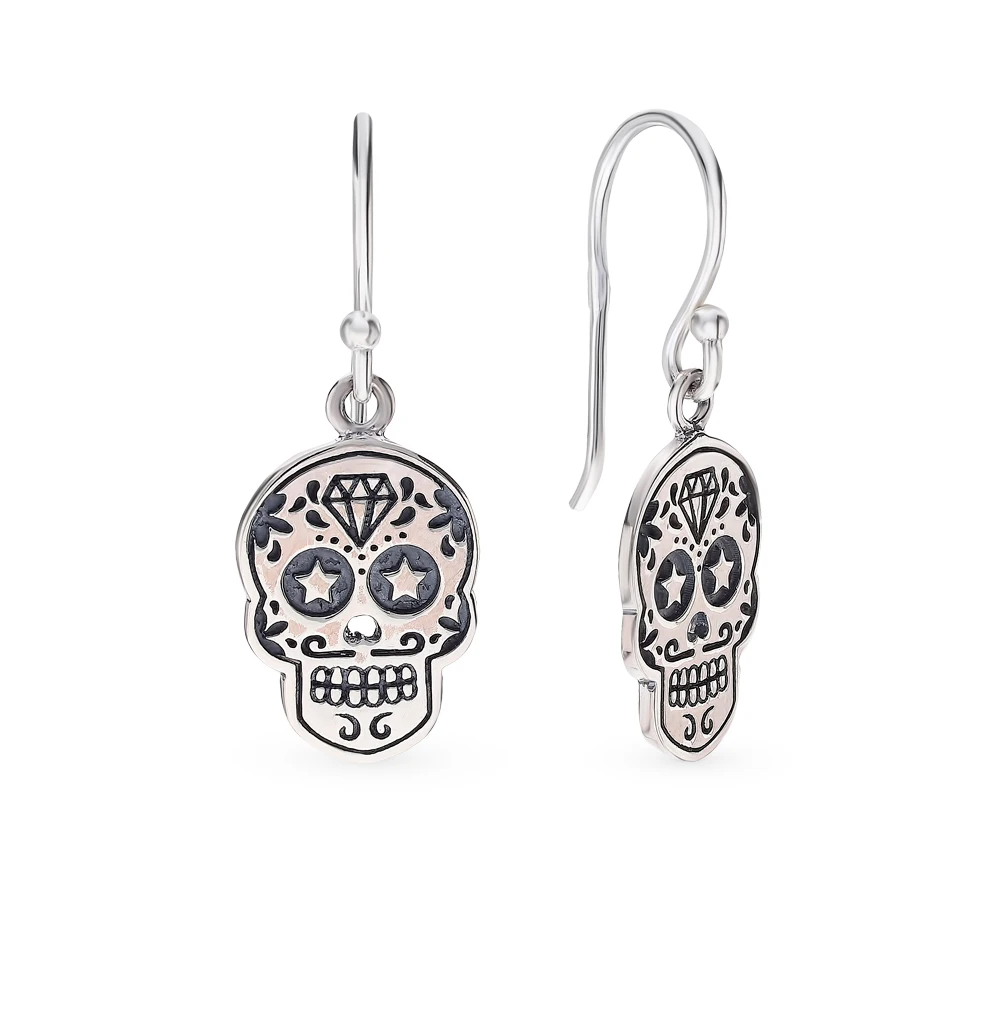 Silver earrings SUNLIGHT test 925