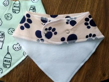 100% de bebé de algodón orgánico de baberos Bandana bebé Baberos alimentación Baberos para babeando y dentición suave y absorbente babero Unisex bebé Baberos