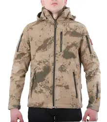 Боевая Водонепроницаемая флисовая куртка для охоты, ветровка, лыжное пальто, для походов, дождя, кемпинга, рыбалки, тактическая одежда для