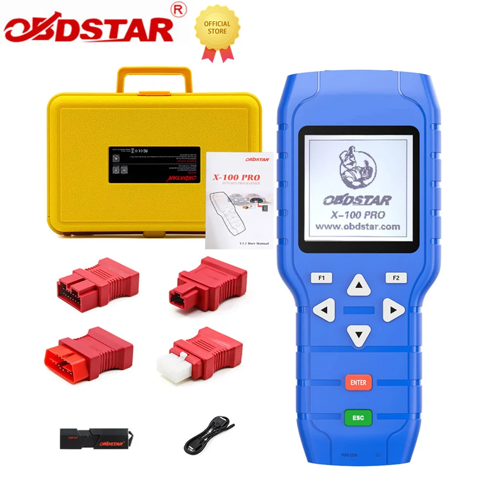 Программатор автоматических ключей OBDSTAR X100 PRO (C + D) IMMO и кластерная калибровка |