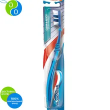 Aquafresh Аквафреш Clean and Reach, зубная щетка, голубая