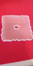Bamala-moldes de resina para posavasos, de silicona, para posavasos brillante, Geoda, tapetes para tazas