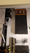 Self-Adhesive Wallpaper Vinyl-Film Kitchen Cupboard Marble Bedroom Oil-Proof Home Improvement