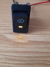 KCD4-interruptor basculante de 2 posiciones, 4 pines, LED, 12V, 35A, lámpara antiniebla de reacondicionamiento de automóvil, con interruptor basculante ligero