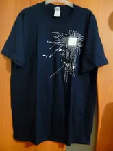 Camiseta con núcleo de CPU y corazón para hombres, camisa de jugador, hacker, nerd, geek, ordenador, PC, manga corta, algodón, talla europea, de verano, n.º 303