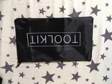 Juegos de herramientas de lona Oxford con cremallera de alta calidad, organizador impermeable, bolsa portátil multifunción, bolsas de almacenamiento, bolsa pequeña para herramientas