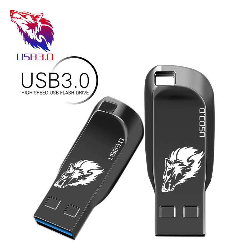 Металлический USB флеш накопитель 64 ГБ 16 8 32 карта памяти 128 водонепроницаемый usb