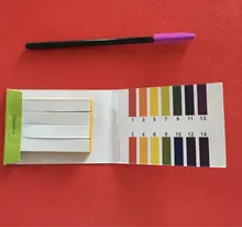 80 tiras/paquete PH 1-14 Tornasol papel probador PH papeles indicador Universal prueba de papel para acuario de agua