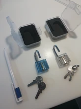 Hasps Padlock Skill Pick Furniture Hardware Training Practice-View Mini Cutaway NAIERDI