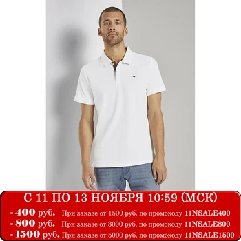 

Polo shirt for men Tom Tailor business work bright summer every day printed beautiful for work comfortable color youth light casual collared fitted loose club festive