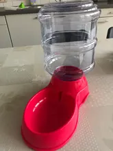 Feeding-Bowl Waterer Pet-Feeder Pet-Water-Food-Dispenser Automatic Gravity Dog Large-Capacity