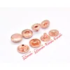 Rose gold Fashion Spring Metal Snaps Buttons Spring Snap Fasteners Leatherworking Metal Snap Tool Leather Snaps Leather Fastener 2