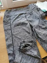 Leggings 3/4 pantalones femeninos Capri Casual Pantalón deportivo Fitness pantalones de cintura alta bolsillos laterales diseño Leggings deportivos