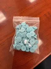 Pin de goma de PVC de colores para broche de joyería, 50 Uds.