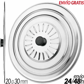 Coperchio adattabile Coperchio per pentola in acciaio inossidabile Padella Casseruola da cucina rotonda in metallo con prese d'aria e manico 1