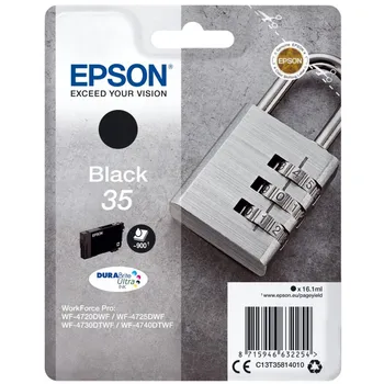 

Epson Padlock Singlepack Black 35 DURABrite Ultra Ink
