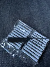 Perm-varillas de pelo para mujer, rizador de pelo largo y corto con ondas frías, 5 tamaños, 100 piezas