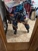Pantalones indios tailandeses para mujer, pantalón holgado, de algodón, lino estampado, estilo bohemio, Hippie, para Festival, con cintura elástica, estilo nacional