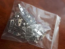 50 unids/lote 15 20 25 30 35 mm broche de Clip pines alfileres de seguridad broche ajustes en blanco Base para la fabricación de la joyería DIY suministros