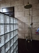 Shower-Faucet-Set Handshower Wall-Mount Brass Bathroom Rozin Antique Tap Dual-Handle