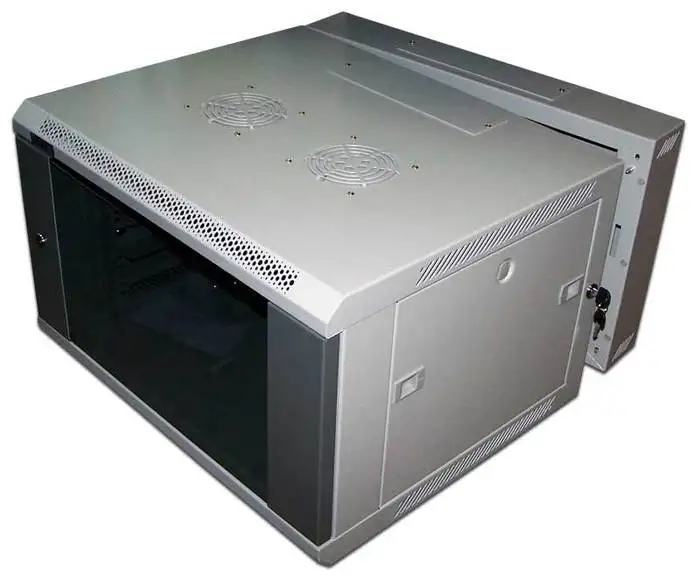 Шкаф настенный 3-секционный 6U 600x600 металлическая дверь I |