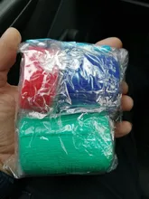 COYOCO-Vendaje elástico autoadhesivo de tela para hacer deporte, cinta Elastoplast de colores para sujeción de rodilla, dedo, tobillo, palma y hombro, 4,5 m