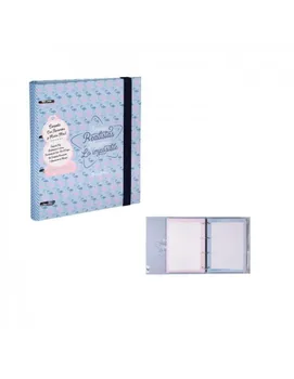 

RING BINDER WITH DESIGN IN GRAY AND FLAMINGOS PINK LOVELY STORY