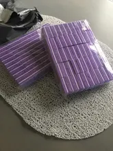 Mini bloques de doble cara para limas de uñas, esponja colorida, tira de tope de lijado, herramientas de manicura de pulido, 10/25/50 Uds. Por lote