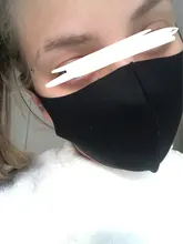 Mascarilla facial lavable y reutilizable de algodón, máscara protectora, color negro, 10 unidades