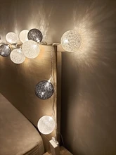 Led-String Chain Ball-Light Garland Party-Decoration Patio Wedding Christmas Halloween